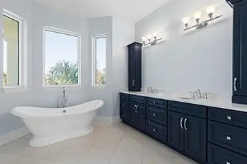Primary Bathroom - Ocean Hamock Luxury Home by Stoughton and Duran